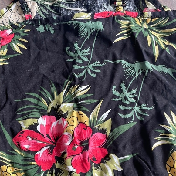 Appaman Kids Girls Black Sleeveless Pineapple Drawstring Novia Romper Size 5 - Picture 5 of 6